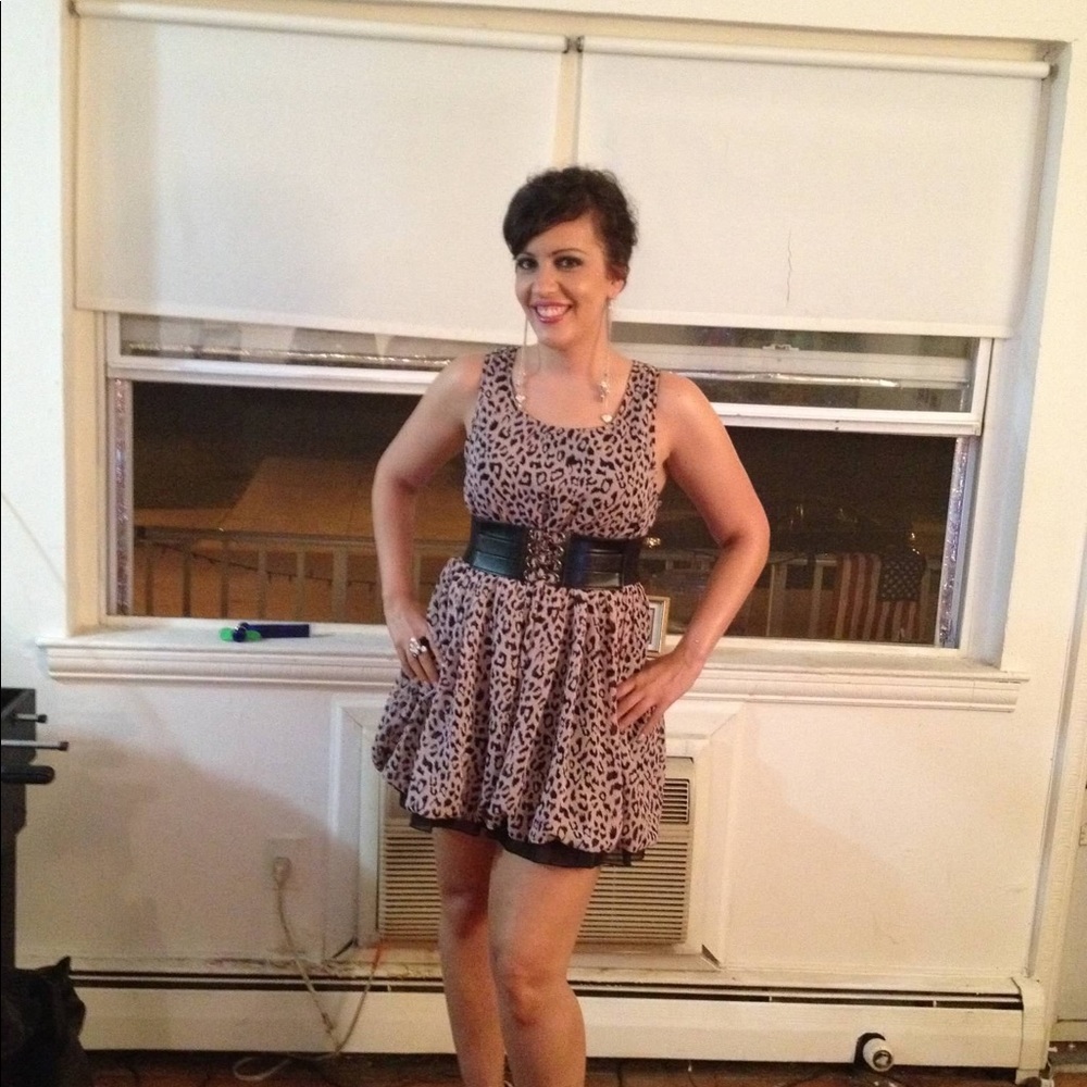 leopard dress